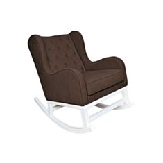 Кресло качалка Майа коричневое - фото