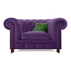 Кресло Злата мебель Оксфорд фиолетовое - фото