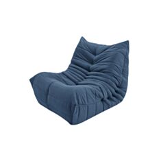 Кресло мягкое Rosso синее - фото