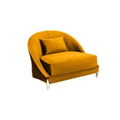 Кресло Альба желтый - фото