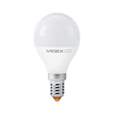 Лампа світлодіодна Videx 297262 G45Е 7W E14 3000K 220V - фото
