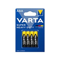 Батарейка Varta SuperLife R03 AAA Zinc-Carbon 1,5V 4 шт - фото