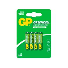 Батарейка GP GREENCELL 24G-U4 R03 1,5V 4 шт - фото