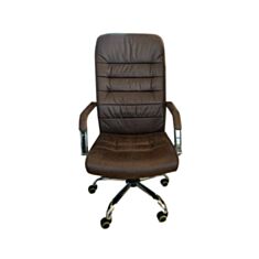 Крісло офісне Richman Ліон Ю Хром М-1 амелі brown - фото