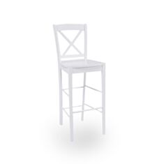 Крісло барне дерев'яне CD-964 біле - фото