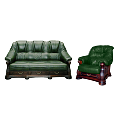 Комплект мягкой мебели Bordeaux зеленый - фото