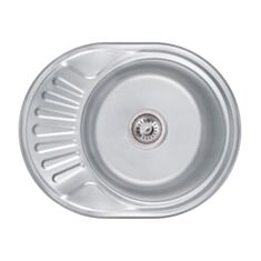 Кухонна мийка Kroner KRP-Dekor 5745 0,6 мм 45*60 см декор - фото