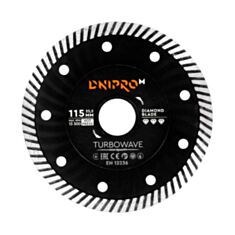 Диск алмазний Dnipro-M Turbowave 115*22,2 мм - фото