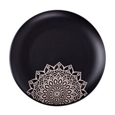 Тарелка десертная Limited Edition KORA JH2068-1 20,5 см черная - фото