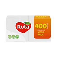 Серветки паперові Ruta Mega Pack 400 шт - фото