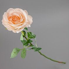 Искусственный цветок Роза 011FR-4/pink 63 см - фото