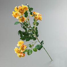 Искусственный цветок Камелия 087F/yellow 75 см - фото
