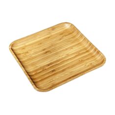 Тарелка квадратная деревянная Wilmax 771024 28*28 см - фото