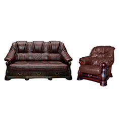 Комплект мягкой мебели Bordeaux коричневый - фото