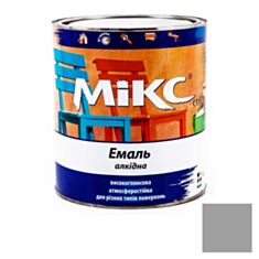 Емаль алкідна MIKS Color ПФ-115 глянцева срібляста 2,5 кг - фото