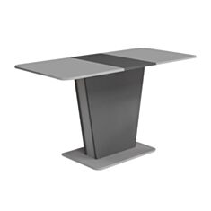 Стіл обідній розкладний Signal Cosmo Grey 110*68 см графіт/камінь сірий - фото
