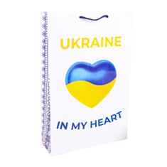Пакет подарунковий Decorize 5432-6 Ukraine 25*37*8 см - фото