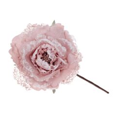 Штучна квітка BonaDi 832-248 Троянда 22 см рожева - фото
