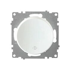 Выключатель одноклавишный перекрестный OneKeyElectro белый - фото