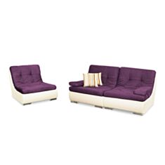 Комплект мягкой мебели Бозен фиолетовый - фото
