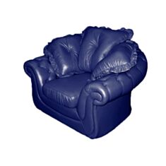 Кресло Isadora 1 синее - фото