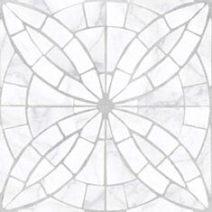 Керамогранит Golden Tile Mosaic Цветок 8F0750 30*30 см белый - фото