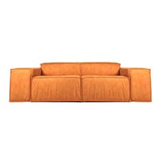 Диван Кавио двухместный раскладной оранжевый - фото