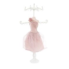 Підставка для прикрас BonaDi 489-325 Плаття 40,5 см рожева - фото