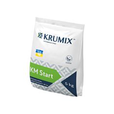 Штукатурка стартова Krumix KM Start гіпсова 5 кг - фото