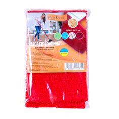 Насадка для швабри Eco Fabric мікрофібра 42 см червона - фото