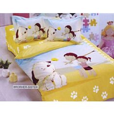 Комплект постельного белья для новорожденных ARYA Brother Sister 100*150 - фото