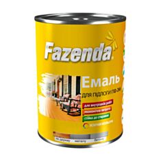 Эмаль алкидная Fazenda ПФ-266 желто-коричневая 0,9 кг - фото
