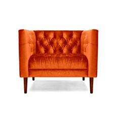 Кресло Кембридж оранжевое - фото
