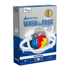 Стиральный порошок Wash&Free универсальный 400 г - фото