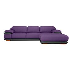 Диван угловой Злата мебель Ричмонд 344*108 см фиолетовый - фото