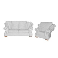 Комплект мягкой мебели Dynasty белый - фото