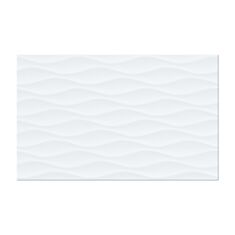 Плитка для стін Cersanit Rika White Wave glossy Structure 25*40 см біла - фото