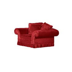 Кресло Ампир красный - фото