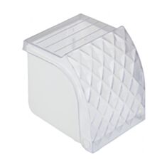 Тримач для туалетного паперу Volver Crystal 10201TR білий - фото
