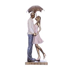 Фигурка декоративная Lefard Пара под зонтиком 192-038 30 см - фото