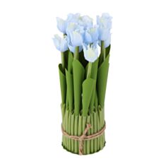Декоративний букет тюльпанів Elisey 8931-015 синій - фото