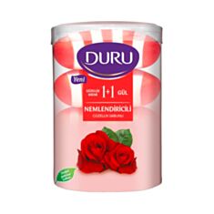 Мыло Duru 1+1 Роза с увлажняющим кремом 4*100 г - фото