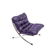 Кресло мягкое Leonardo Rombo фиолетовое - фото