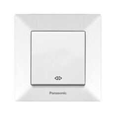 Вимикач одноклавішний перехресний Panasonic Arkedia Slim білий - фото