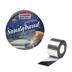 Стрічка бітумна Soudal Soudaband 100 мм 10 м алюміній - фото