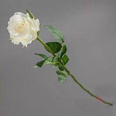 Искусственный цветок Роза 013FR-2/white 66 см - фото