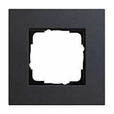 Рамка одноместная Ovivo Grano 400-170000-096 универсальная черная - фото