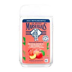 Гель для душа Le Petit Marseillais Белый персик и нектарин 250 мл - фото