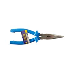 Длинногубцы Сталь 41039 шлифованные пластиковые ручки 180 мм - фото