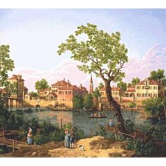 Гобеленовая картина "Голландский пейзаж" 224-4 - фото